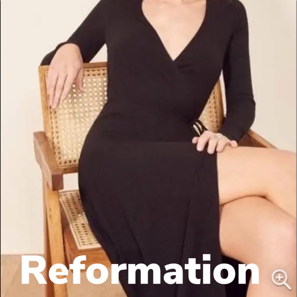 NWT Reformation Long Sleeve Wrap Dress